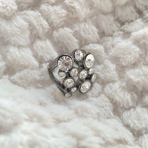 Guess Gun Black Statement Ring Size 7 New